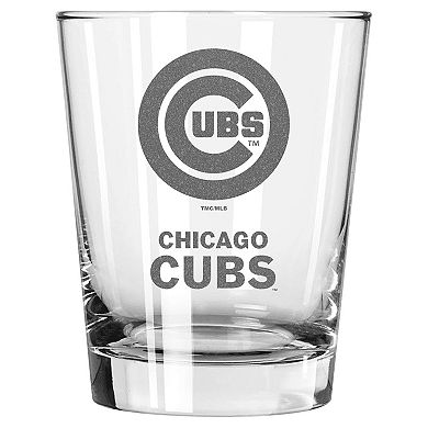 The Memory Company Chicago Cubs 2-Pack 15oz. Double Old Fashioned Glass Set