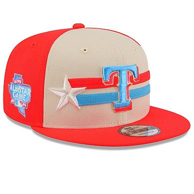 Men's New Era  Cream Texas Rangers 2024 MLB All-Star Game  9FIFTY Snapback Hat
