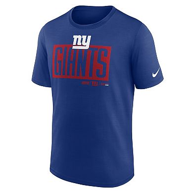 Men's Nike Royal New York Giants Exceed Performance T-Shirt