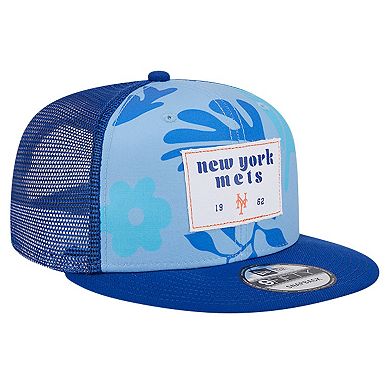 Men's New Era Royal New York Mets Bikini Bottom Trucker 9FIFTY Snapback Hat