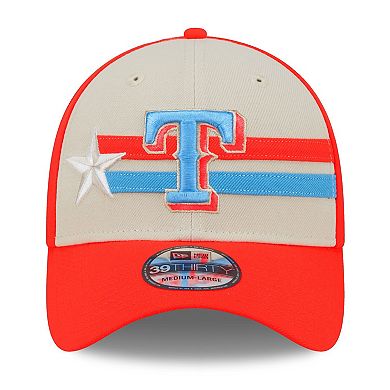 Men's New Era  Cream Texas Rangers 2024 MLB All-Star Game  39THIRTY Flex Hat