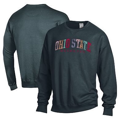 Women's ComfortWash Gray Ohio State Buckeyes Oversized Pullover Sweatshirt