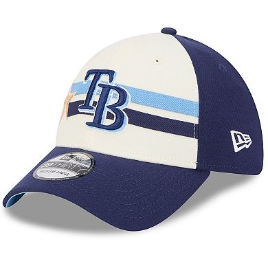 Men's New Era  Cream/Navy Tampa Bay Rays 2024 MLB All-Star Game Workout 39THIRTY Flex Hat