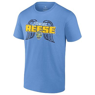 Unisex Fanatics Angel Reese Sky Blue Chicago Sky Draft T-Shirt