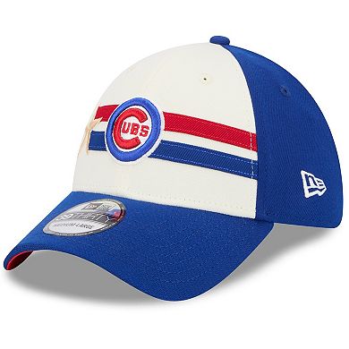 Men's New Era  Cream/Royal Chicago Cubs 2024 MLB All-Star Game Workout 39THIRTY Flex Hat