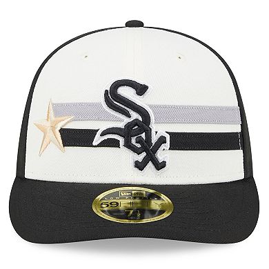 Men's New Era  Cream/Black Chicago White Sox 2024 MLB All-Star Game Workout Low Profile 59FIFTY Fitted Hat