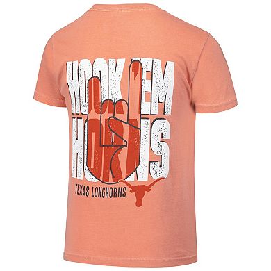 Youth Texas Orange Texas Longhorns Hyperlocal Comfort Colors T-Shirt