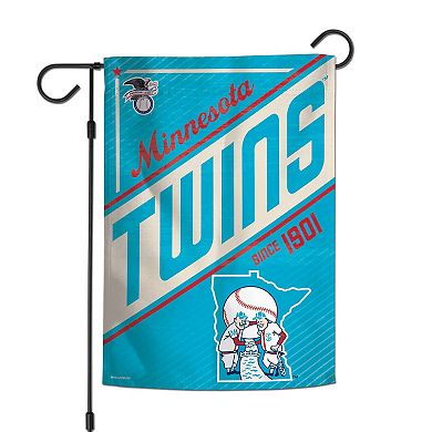 "WinCraft Minnesota Twins 12"" x 18"" Cooperstown Collection Double-Sided Garden Flag"