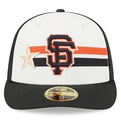 Men's New Era  Cream/Black San Francisco Giants 2024 MLB All-Star Game Workout Low Profile 59FIFTY Fitted Hat