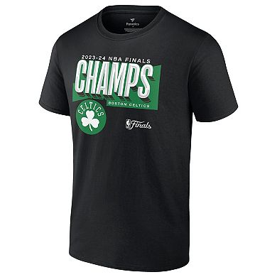 Men's Fanatics Black Boston Celtics 2024 NBA Finals Champions Big & Tall Pick & Roll Defense T-Shirt