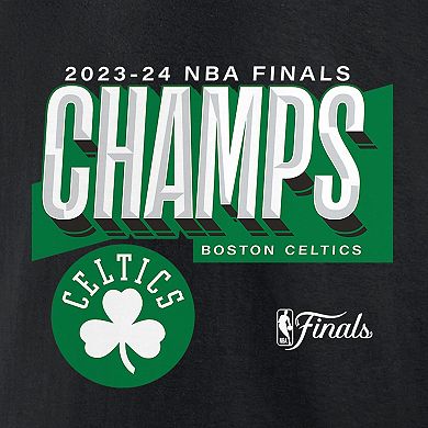 Men's Fanatics Black Boston Celtics 2024 NBA Finals Champions Big & Tall Pick & Roll Defense T-Shirt