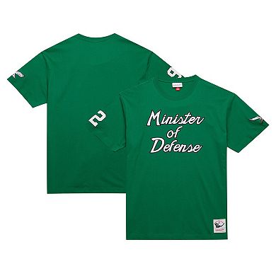 Men's Mitchell & Ness Reggie White Kelly Green Philadelphia Eagles Retired Player Nickname T-Shirt