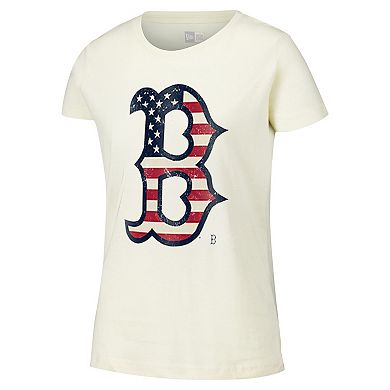 Women's New Era Cream Boston Red Sox Vintage T-Shirt