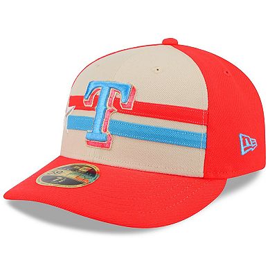 Men's New Era  Cream Texas Rangers 2024 MLB All-Star Game  Low Profile 59FIFTY Fitted Hat