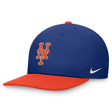 Men's Nike Royal/Orange New York Mets Evergreen Two-Tone Snapback Hat