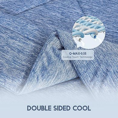 Double Sided Cooling Comforter For Hot Sleepers,soft Breathable Lightweight Comforter