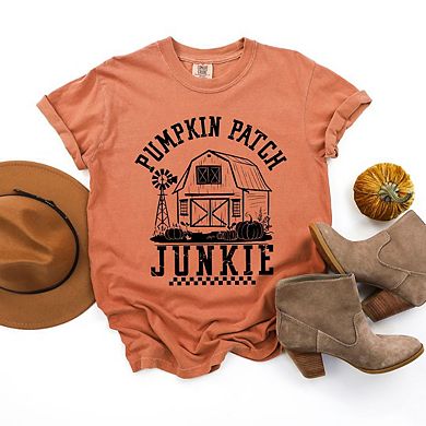 Pumpkin Patch Junkie Barn Garment Dyed Tees