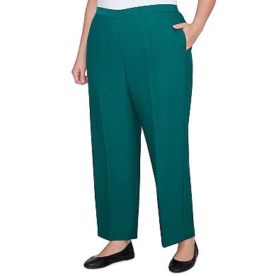 Plus Size Alfred Dunner Classic Emerald Short Pants