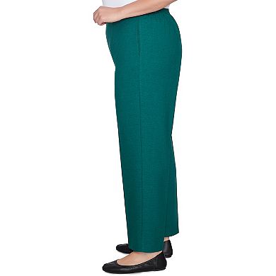 Plus Size Alfred Dunner Classic Emerald Short Pants