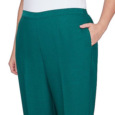 Plus Size Alfred Dunner Classic Emerald Short Pants