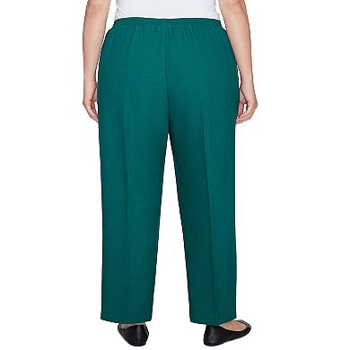 Plus Size Alfred Dunner Classic Emerald Short Pants