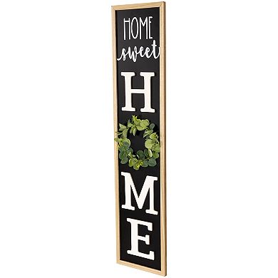 Northlight 40 Inch "Home Sweet Home" Wooden Framed Outdoor Porch Board Sign Decoration