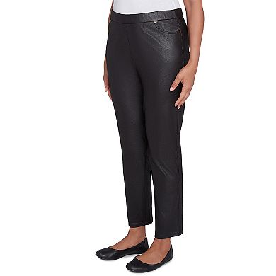 Women's Alfred Dunner Traditional Short Length Pull-On Pants