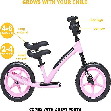 Explorer Padded Balance Bike. Kids No-pedal Bicycle