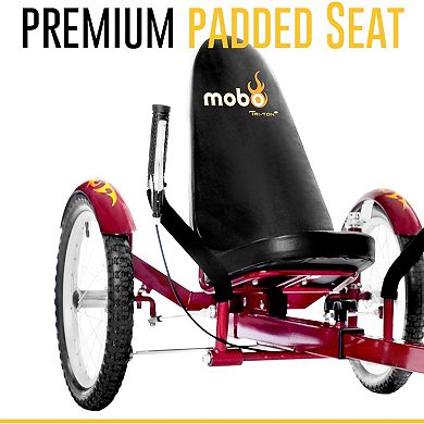 Mobo Triton Pro Adult Tricycle For Men & Women. Cruiser 3-wheel Trike