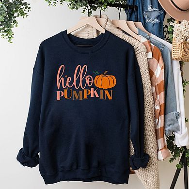Hello Pumpkin Pumpkin Sweatshirt