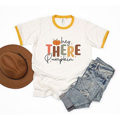 Hey There Pumpkin Ringer Tee