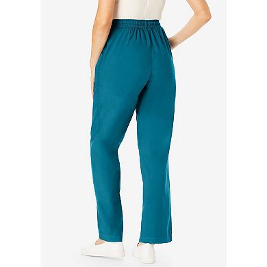 Woman Within Women's Plus Size Tall The Boardwalk Pant