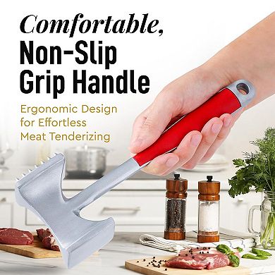 Zulay Kitchen Professional Meat Hammer Tool With Comfort Grip Handle