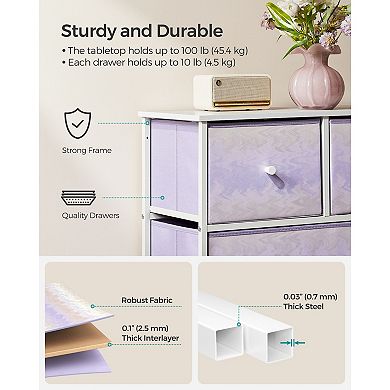 Handcrafted Fabric Dresser Collection - Customize Your Storage Space with Fabric Drawers