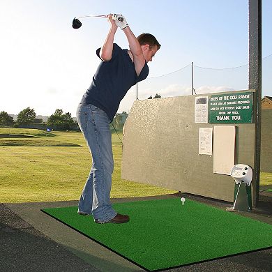 5 X 3 Feet Golf Mat With 3 Rubber Tees