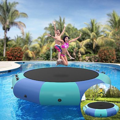 12 Feet Inflatable Splash Padded Water Bouncer Trampoline