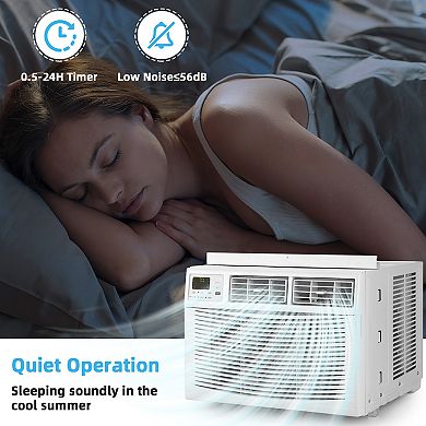 15000 Btu Window Air Conditioner-White