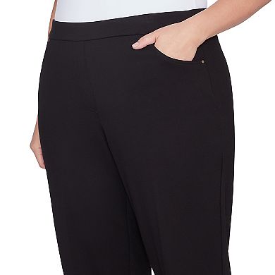 Plus Size Alfred Dunner Rue Classic Medium Length Pant