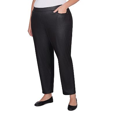 Plus Size Alfred Dunner Traditional Medium Length Pant