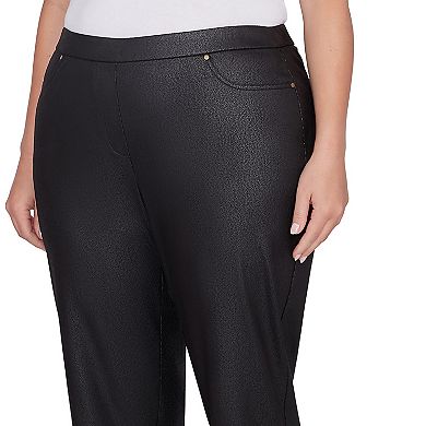 Plus Size Alfred Dunner Traditional Medium Length Pant