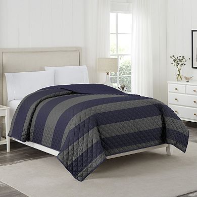 Martex Rugby Stripe Coverlet