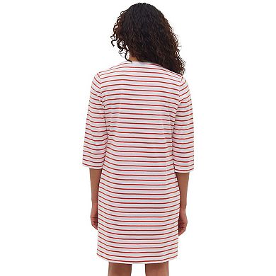 Women's Mab Striped 3/4 Sleeve Dress