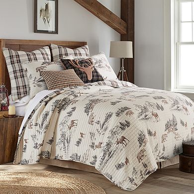 Levtex Home Lodge Toile Quilt Set or Euro Shams