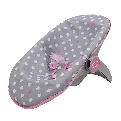 509 Crew Cotton Candy Pink Polka Dot 3-In-1 Doll Car Seat