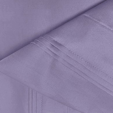 SUPERIOR Egyptian Cotton 650 Thread Count Solid Deep Pocket Sheet Set and Pillowcases