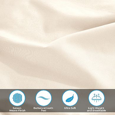 SUPERIOR Egyptian Cotton Blend Solid 400 Thread Count Sheet Set or Pillowcases