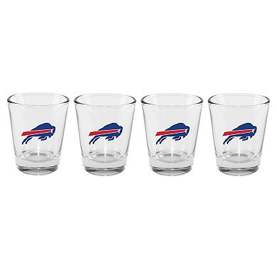 The Memory Company Buffalo Bills 4-Pack 2oz. Shot Glass Set