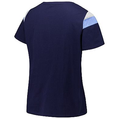 Women's Profile Navy Tampa Bay Rays Plus Size Scoop Neck T-Shirt