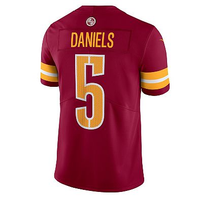 Men's Nike Jayden Daniels Burgundy Washington Commanders  Vapor Untouchable Limited Jersey