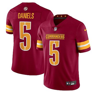 Men's Nike Jayden Daniels Burgundy Washington Commanders  Vapor Untouchable Limited Jersey